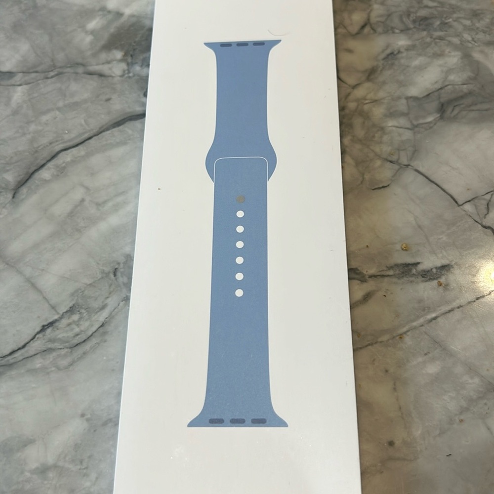 Apple Watch Sport band. Light blue. New.